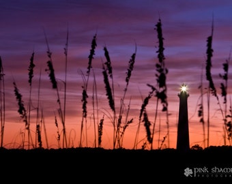 OBX Lighthouse Sunset - Fine Art Print