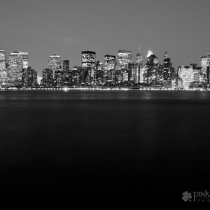 New York City Skyline at Night Fine Art Print image 2