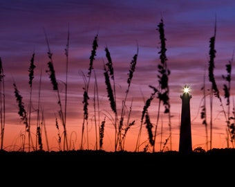 OBX Cape Hatteras Lighthouse Sunset - Fine Art Print