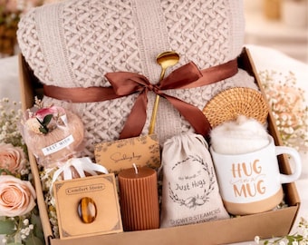 Get Well Soon Care Package, Cozy Hug in a Mug Gift Set