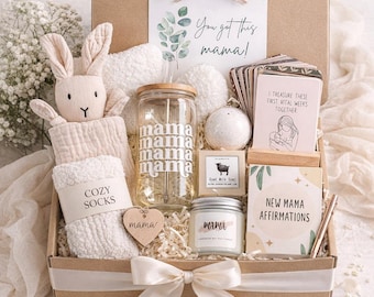 New Mama Self-Care Postpartum Gift Box | Baby Shower Essentials
