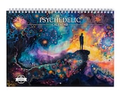 Psychedelic 2025 Wall Calendar 