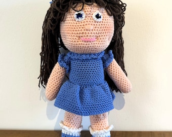 Patrón de ganchillo para muñeca Cabbage Patch / Patrón de amigurumi / Descarga en PDF