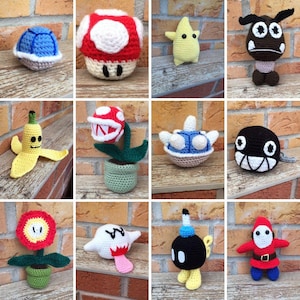 Super Mario | Crochet Pattern | Amigurumi Pattern | Super Mario Crochet Patterns | PDF DOWNLOAD