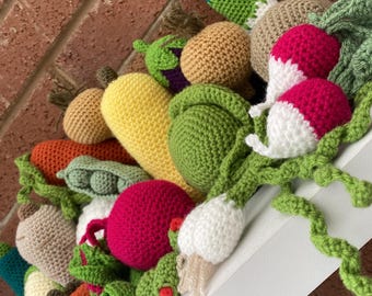 Crochet Vegetables Pattern | 22 Amigurumi Toys | PDF Download