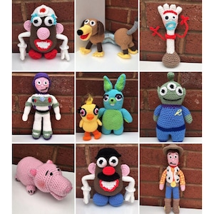 Toy Story | Crochet Pattern | Amigurumi Pattern | Toy Story Crochet Pattern | PDF DOWNLOAD