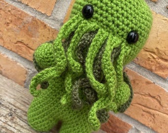 Cthulhu Crochet Pattern | Amigurumi Doll | PDF Download