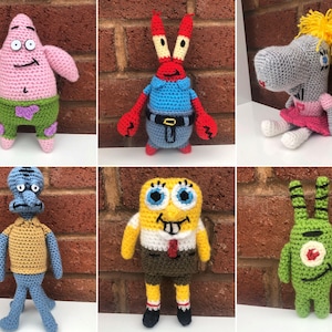 Sponge Bob | Crochet Pattern | Amigurumi Pattern | Sponge Bob Crochet Pattern | PDF DOWNLOAD