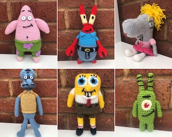 SpongeBob Crochet Pattern | Amigurumi Characters | PDF Download