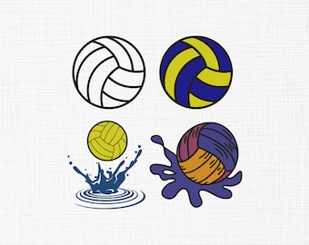 Water Polo Ball Embroidery Design, Waterpolo Ball Applique Embroidery, Polo Ball Player Embroidery, Machine Embroidery Design Files, 5 Sizes