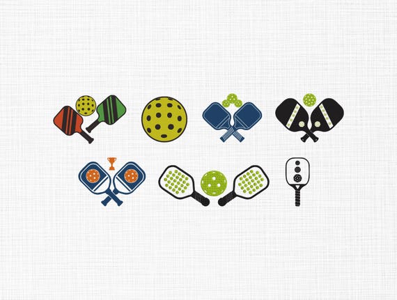 Pickle ball Embroidery Design, Pickleball Bundle Embroidery Design, Sports Embroidery, Pickleball Gifts Machine Embroidery Files, 5 Sizes