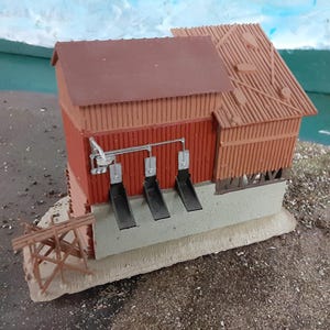 N-Scale Coaling Station - Assembled