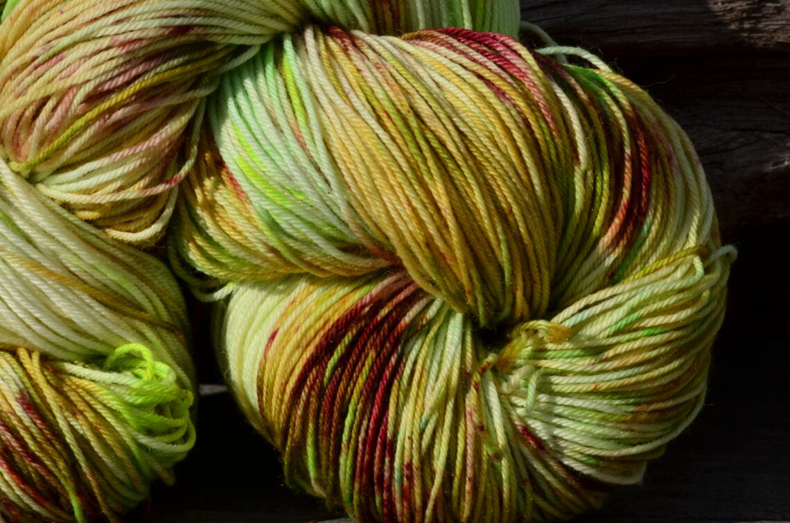 Hibiscus Dreams Superwash Merino Nylon Blend Sock yarn 463 Etsy