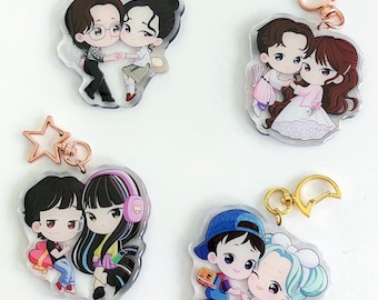 SKZ Family Duos Acrylic Keychains | Stray Kids