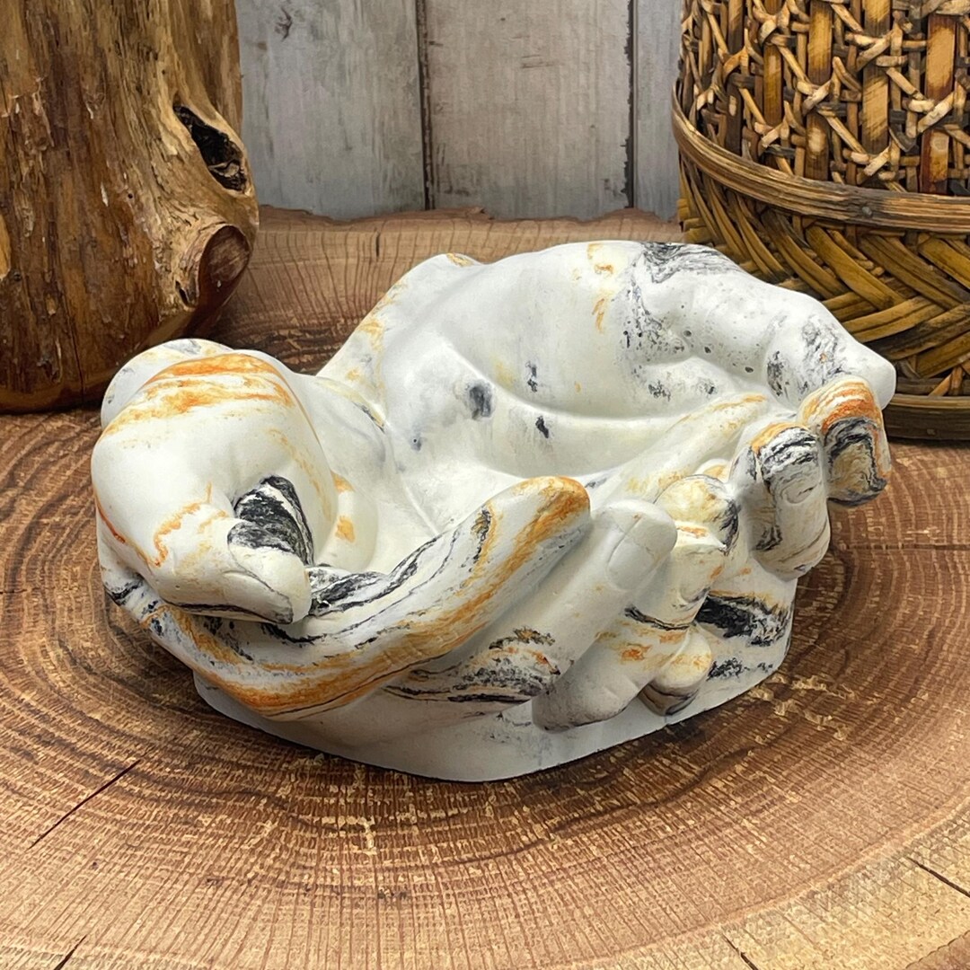 Marbled Concrete Hand Tray: Modern Entryway Organizer - Etsy