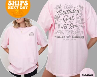 Custom Birthday Cruise Shirt, Personalized Cruise Birthday Tee, Family Vacation Shirt, Cruise Party TShirt, Birthday Trip Matching Tee