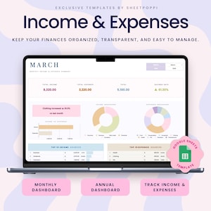 Income and Expense Tracker Spreadsheet Personal Financial Planner Excel Spreadsheet Monthly Expense Tracker Google Sheets Template Finance