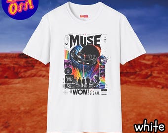 Muse The Wow! Signal TShirt, Muse Band Shirt, The Wow Signal Tee, Muse Graphic T-Shirt, Alternative Rock Merch, Fan Gift Tee