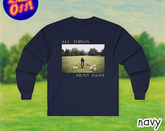 George Harrison All Things Must Pass Sweatshirt, All Things Must Pass Shirt, George Harrison Crewneck, Album Cover Graphic Shirt