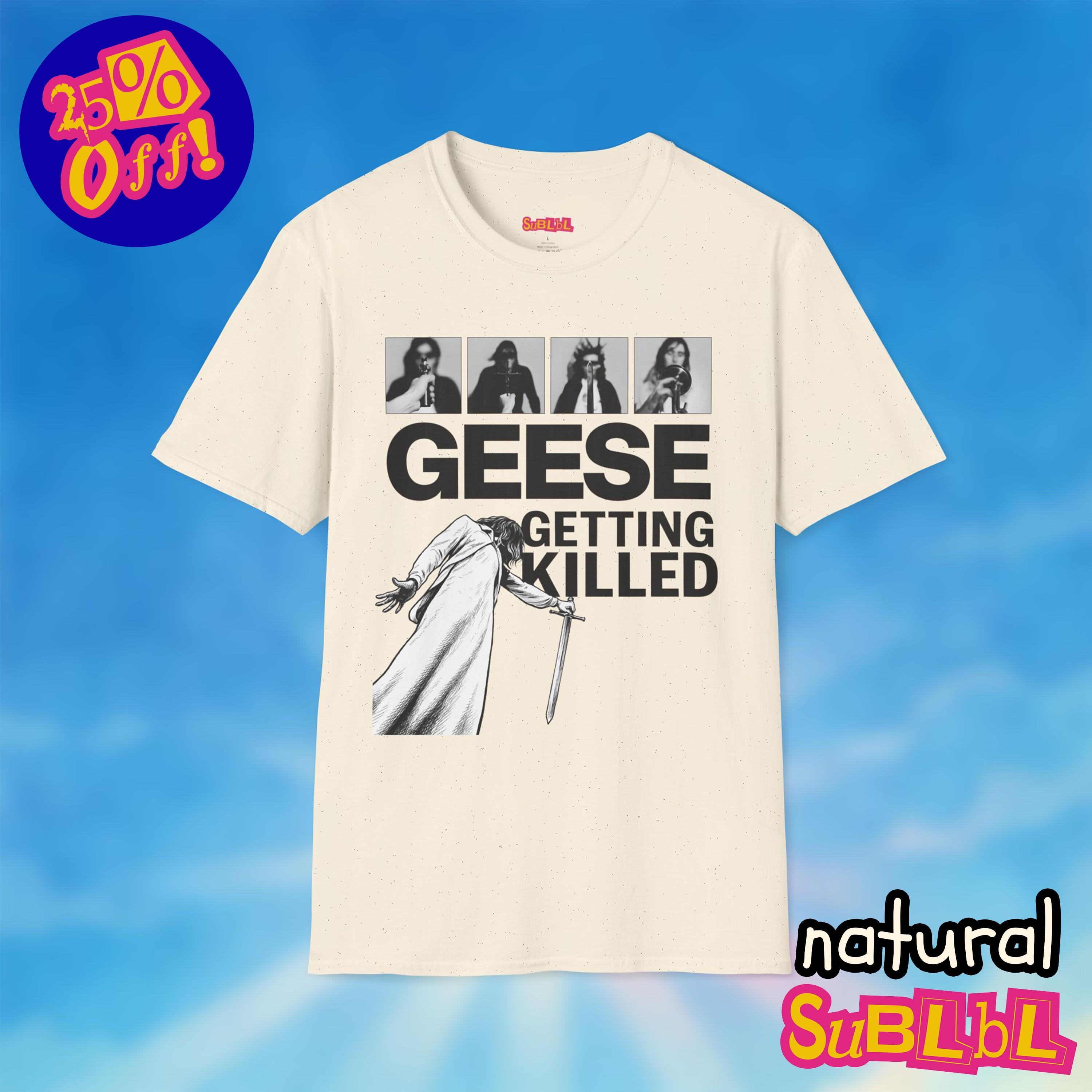 Geese Getting Killed Tシャツ、Geese バンドシャツ、Geese アルバムT