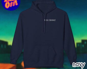 Nick Drake Drawing Hoodie, Nick Drake Drawing Shirt, Pink Moon Sweatshirt, Nick Drake Art Graphic Shirt, Folk Rock Singer Shirt