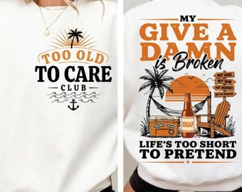 My Give A Damn Is Broken PNG, Funny Sarcastic Shirt Design, Beach Vacation PNG, Summer Sublimation Design, Digital Download, Transparent PNG