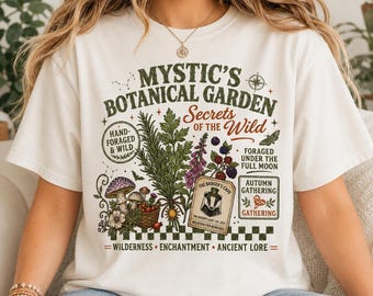 Retro Witch's Herb Garden PNG, Trendy Fall Sublimation Design, Vintage Halloween Witch Shirt PNG, Distressed Autumn Digital Download