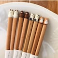 Japanese Chopsticks, Kawaii Gifts, Plumpy Chopsticks, Animal Topped Chopsticks, Unique Gift for Foodies and Animal Lovers