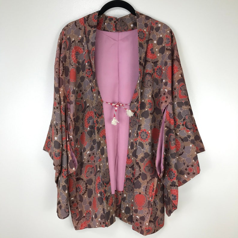Haori Vintage Kimono Jacket. Japanese Kimono Kimono Jacket