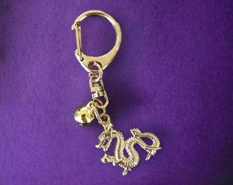 Dragon Keychain, Chinese Zodiac Charm, Good Luck Charm, Year of the Dragon, Chinese Lunar New Year Gift