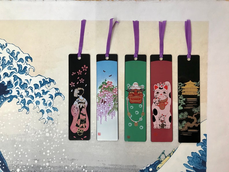 Set of 3 Bookmarks Made in Japan Sturdy Acrylic Resin Etsy