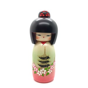 Japanese Kokeshi Doll, Handmade in Japan, Japanese Souvenir, Japanese Collectables, Birthday Gift for Daughter, Christmas Gift for Mom