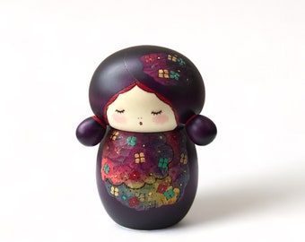 Japanese Nativity Set, Kokeshi Dolls Nativity Set, Nativity Scene