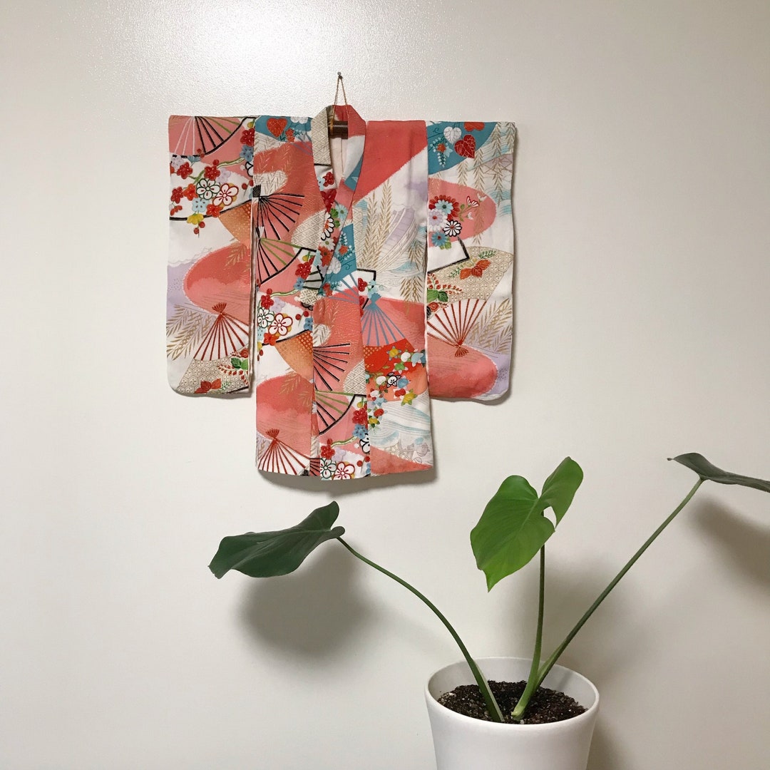 Japanese Wall Decor, Kimono Wall Hanging, Japanese Souvenir, Kimono Tapestry, Made in Japan