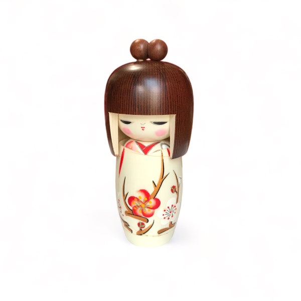 Japanese Kokeshi Doll, Made in Japan, Japanese Souvenir, Birthday Gift for Her, Anniversary Gift for Girlfriend, Cute Gifts for Best Friend