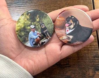 Custom Photo Magnet: Personalized Fridge Keepsake - 2.25" Round