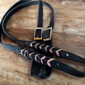 Handmade leather reins – high quality & individually designed