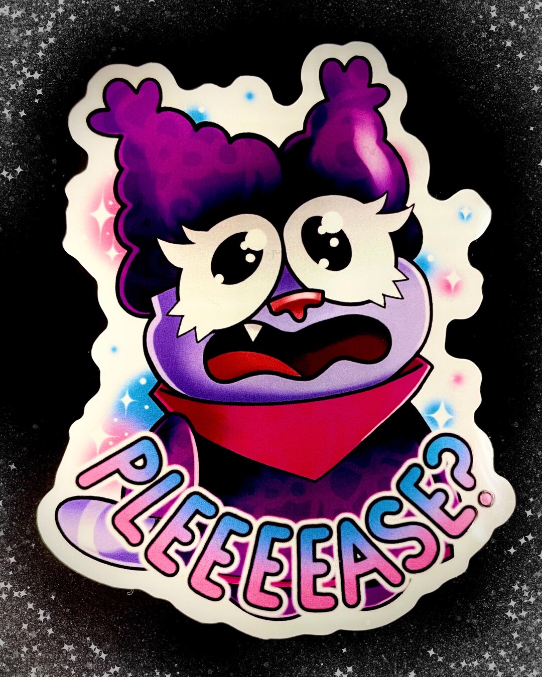 Chowder Show Stickers Pleading Chowder 3” Sticker - Etsy