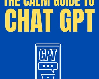 Guía de ChatGPT para principiantes y personas mayores: PDF paso a paso (descarga digital, opción de letra grande disponible)