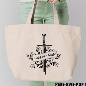 私は人間ではありません PNG SVG: フェミニスト向けロード・オブ・ザ・リングファンギフト（デジタルダウンロード）