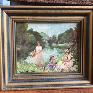 Winde Fine Prints 'Flower Gatherers' by Demarest Framed Print No 325 8x10