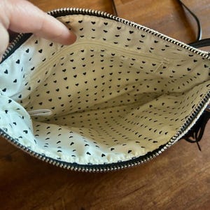 Brighton Love & Joy Heart Print Crossbody Bag with Tassel image 3