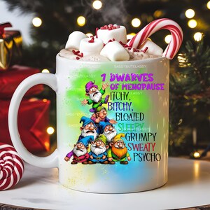 Sarcastic Menopause Dwarves PNG, Funny Women's Gift (Digital Download image 10