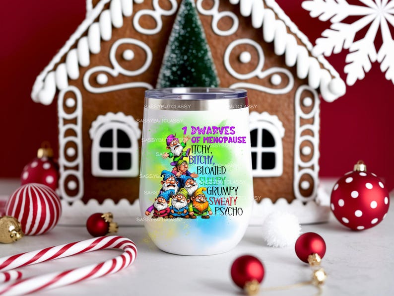 Sarcastic Menopause Dwarves PNG, Funny Women's Gift (Digital Download image 13