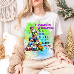 Sarcastic Menopause Dwarves PNG, Funny Women's Gift (Digital Download image 7