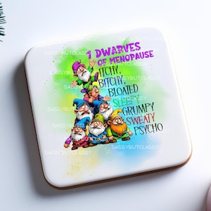 Sarcastic Menopause Dwarves PNG, Funny Women's Gift (Digital Download image 11