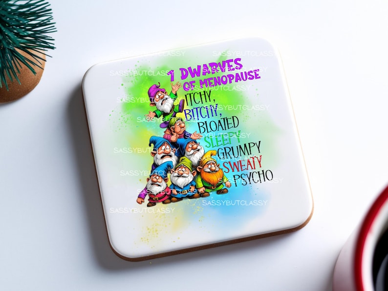 Sarcastic Menopause Dwarves PNG, Funny Women's Gift (Digital Download image 11