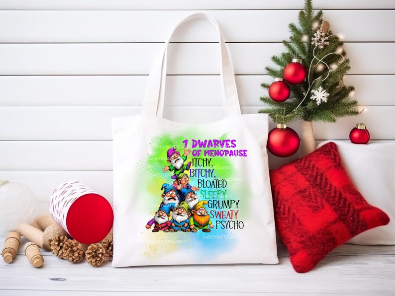 Sarcastic Menopause Dwarves PNG, Funny Women's Gift (Digital Download image 15