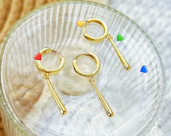 Boucles d'oreilles Zoro, or 18 carats sur argent 925, boucles d'oreilles anime, boucles d'oreilles cosplay unisexe