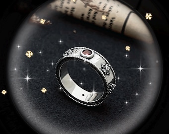 Howls S925 ring,Couple Rings, Promise Rings for Couples,Couple Jewelry Gift
